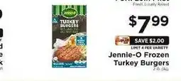 ShopRite Jennie-O Frozen Turkey Burgers offer