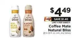 ShopRite Coffee Mate Natural Bliss offer