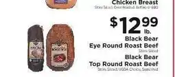 ShopRite Black Bear Eye Round Roast Beef offer
