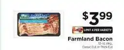 ShopRite Farmland Bacon offer