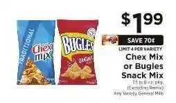ShopRite Chex Mix or Bugles Snack Mix offer