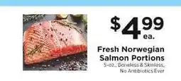 ShopRite Fresh Norwegian Salmon Portions offer