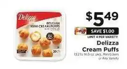 ShopRite Delizza Cream Puffs offer