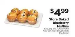 ShopRite Store Baked Blueberry Muffins offer