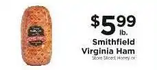 ShopRite Smithfield Virginia Ham offer