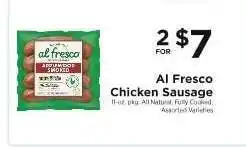 ShopRite Al Fresco Chicken Sausage offer