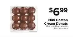ShopRite Mini Boston Cream Donuts offer