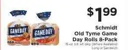ShopRite Schmidt Old Tyme Game Day Rolls 8-Pack offer