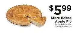 ShopRite Store Baked Apple Pie offer