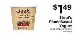 ShopRite Siggi's Plant-Based Yogurt offer