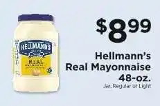 ShopRite Hellmann's Real Mayonnaise offer