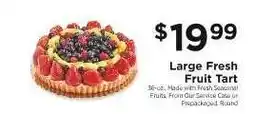 ShopRite Large Fresh Fruit Tart offer