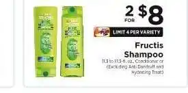 ShopRite Fructis Shampoo offer