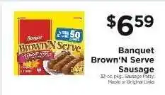 ShopRite Banquet Brown'N Serve Sausage offer