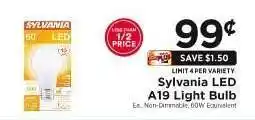 ShopRite Sylvania LED A19 Light Bulb offer