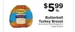 ShopRite Butterball Turkey Breast offer
