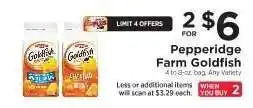 ShopRite Pepperidge Farm Goldfish offer