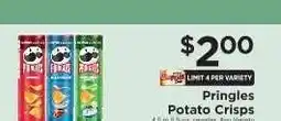 ShopRite Pringles Potato Crisps offer