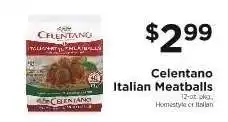 ShopRite Celentano Italian Meatballs offer