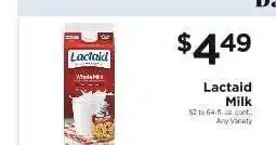 ShopRite Lactaid Milk offer