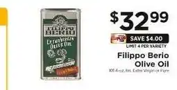 ShopRite Filippo Berio Olive Oil offer