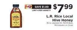ShopRite L. R. Rice Local Hive Honey offer