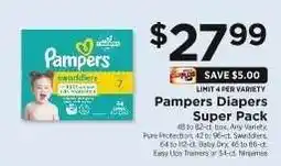 ShopRite Pampers Diapers Super Pack offer