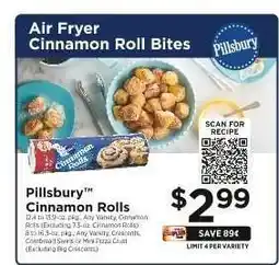 ShopRite Pillsbury Cinnamon Rolls offer