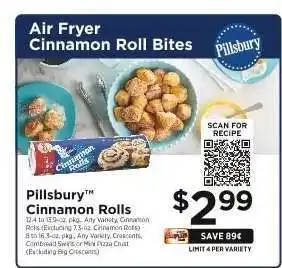 ShopRite Pillsbury Cinnamon Rolls offer