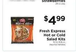 ShopRite Fresh Express Hot or Cold Salad Kits offer