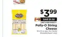 ShopRite Polly-O String Cheese offer
