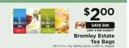 ShopRite Bromley Estate Tea Bags offer