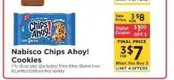 ShopRite Nabisco Chips Ahoy! Cookies offer
