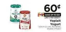 ShopRite Yoplait Yogurt offer
