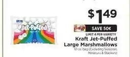 ShopRite Kraft Jet-Puffed Large Marshmallows offer