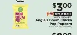 ShopRite Angie's Boom Chicka Pop Popcorn offer