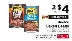 ShopRite Bush's Baked Beans offer