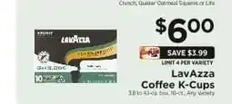 ShopRite LavAzza Coffee K-Cups offer