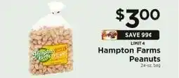 ShopRite Hampton Farms Peanuts offer