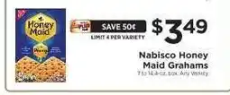 ShopRite Nabisco Honey Maid Grahams offer