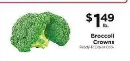 ShopRite Broccoli Crowns offer
