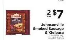 ShopRite Johnsonville Smoked Sausage & Kielbasa offer