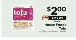 ShopRite House Foods Tofu offer