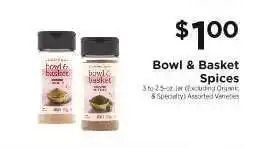 ShopRite Bowl & Basket Spices offer