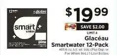 ShopRite Glacéau Smartwater 12-Pack offer