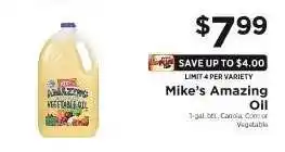 ShopRite Mike's Amazing Oil offer