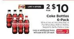 ShopRite Coke Bottles 6-Pack offer