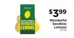 ShopRite Wonderful Seedless Lemons offer