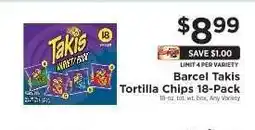 ShopRite Barcel Takis Tortilla Chips 18-Pack offer