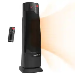 Walmart Lasko 22 1500W Oscillating Ceramic Tower Space Heater with Remote, Black, CT22835, New offer
